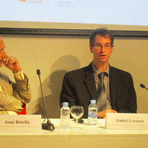 Presentació de L'Idée Fédérale amb André Lecours