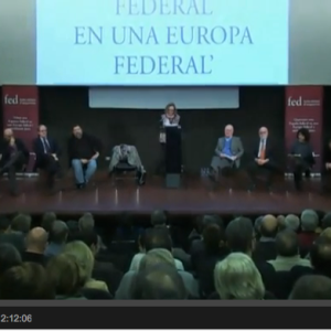 Presentació de la Declaració ‘Una España federal en una Europa federal’