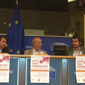 Presentacio Federalistes d'Esquerres al Parlament Europeu